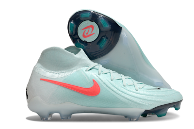 Nike Phantom Luna Elite FG High-Tops Soccer Cleats - Jade/Red/Black