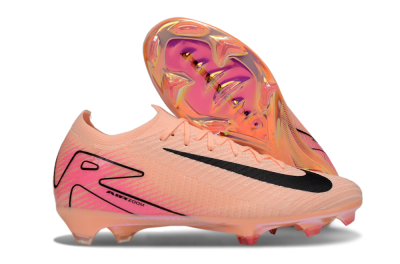 Nike Air Zoom Mercurial Vapor 16 Elite FG Low-Tops Soccer Cleats - Pink/Black/Gold