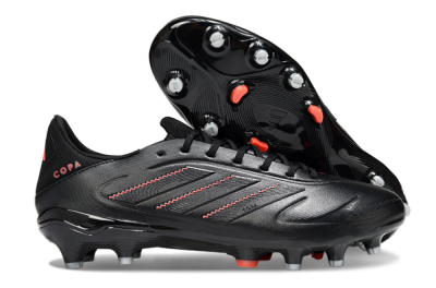 Adidas Copa Pure 3 Elite FG Low-Tops Soccer Cleats - Black/Red