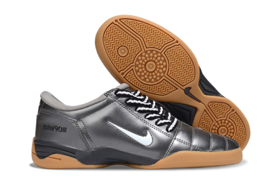 Nike Total 90 II IC Low-Tops Soccer Shoes - Grey/White