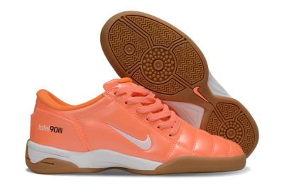 Nike Total 90 II IC Low-Tops Soccer Shoes - Orange/White/Brown