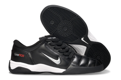 Nike Total 90 II IC Low-Tops Soccer Shoes - Black/White