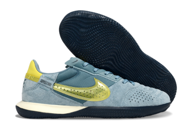 Nike Street Gato IC Low-Tops Soccer Shoes - Blue/Yellow