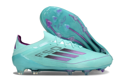 Adidas F50 Elite FG Low-Tops Soccer Cleats - Jade/Purple/Black