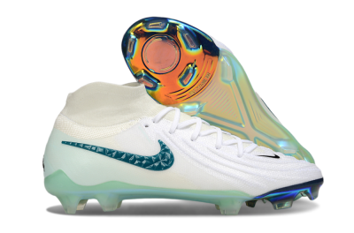 Nike Phantom Luna Elite NU FG Low-Tops Soccer Cleats - White/Black/Jade