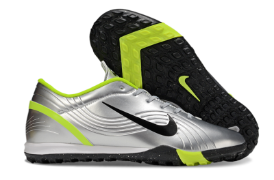 Nike Air Zoom Mercurial Vapor 16 Academy TF Low-Tops Soccer Shoes - Silver/Black/Yellow