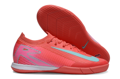 Nike Air Zoom Mercurial Vapor 16 Elite IC Low-Tops Soccer Shoes - Red/Jade/White