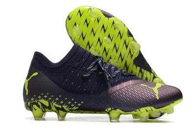 Puma Future Z 1.3 Instinct FG Low-Tops Soccer Cleats - Black/Green