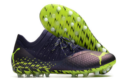 Puma Future Z 1.3 Instinct MG Low-Tops Soccer Cleats - Black/Green