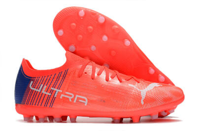 Puma Ultra 1.4 MG Low-Tops Soccer Cleats - Red/Blue