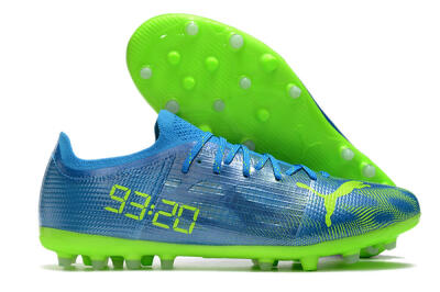 Puma Ultra 1.4 MG Low-Tops Soccer Cleats - Blue/Yellow