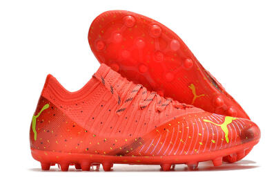 Puma Future Z 1.3 Instinct MG Low-Tops Soccer Cleats - Orange/Yellow/Black