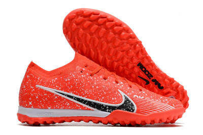 Nike Air Zoom Mercurial Vapor 15 Elidte TF Low-Tops Soccer Shoes - Red/Black/White