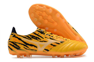 Mizuno Morelia Neo AG Low-Tops Soccer Cleats - Yellow/Black