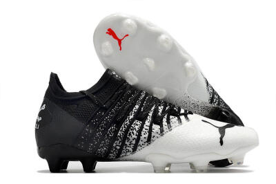 Puma Future Z 1.3 FG Low-Tops Soccer Cleats - White/Black