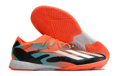 Adidas X Speedportal.1 IC Low-Tops Soccer Shoes - Orange/Silver/Black/Blue