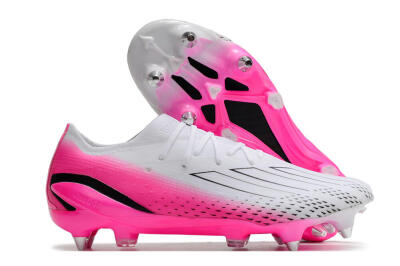 Adidas X Speedportal.1 SG Low-Tops Soccer Cleats - White/Pink/Black