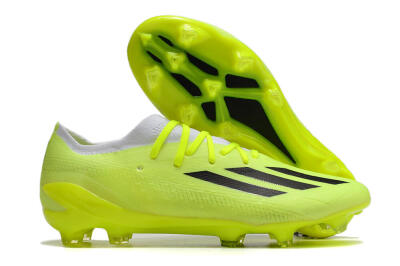 Adidas X Speedportal.1 FG Low-Tops Soccer Cleats - Green/White/Black