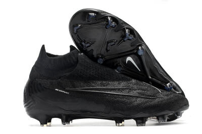Nike Phantom GX Elite DF FG High-Tops Soccer Cleats - Black/Black