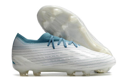 Adidas X Speedportal.1 2022 World Cup FG Low-Tops Soccer Cleats - White/Blue