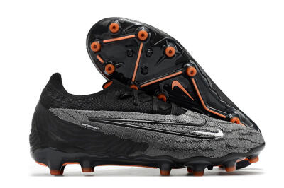 Nike Phantom GX Elite AG Low-Tops Soccer Cleats - Black/Grey