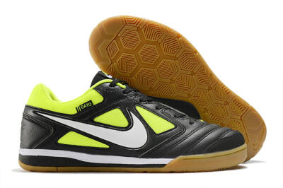 Nike SB Gato IC Low-Tops Soccer Shoes - Black/Green/White