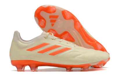 Adidas Copa Pure.1 FG Low-Tops Soccer Cleats - Beige/Orange