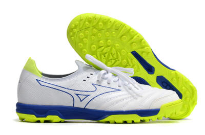 Mizuno Morelia Neo Sala β Japan TF Low-Tops Soccer Shoes - White/Blue