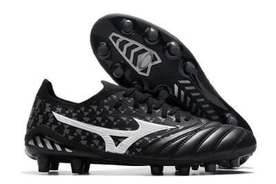 Mizuno Morelia Neo 3 Japan FG Low-Tops Soccer Cleats - Black/White