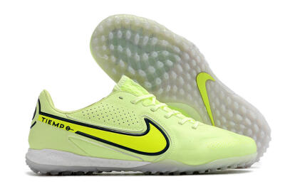 Nike React Tiempo Legend 9 Pro TF Low-Tops Soccer Shoes - Green/Black
