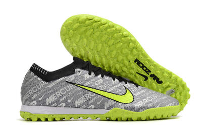 Nike Air Zoom Mercurial Vapor Elite TF Low-Tops Soccer Shoes - Grey/Black/Yellow