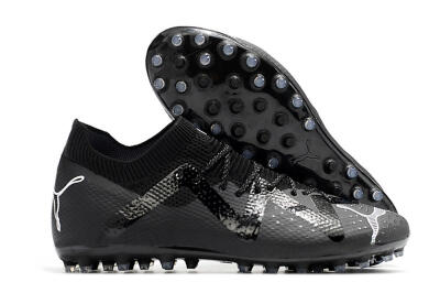 Puma Future Ultimate AG Low-Tops Soccer Cleats - Black/White