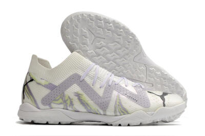 Puma Future X Powercat Tokyo Match TF Low-Tops Soccer Shoes - White/Grey/Black