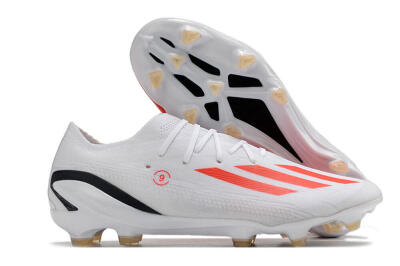 Adidas X Speedportal.1 FG Low-Tops Soccer Cleats - White/Orange/Black