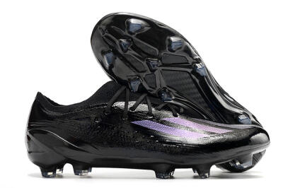 Adidas X Speedportal.1 FG Low-Tops Soccer Cleats - Black/Purple