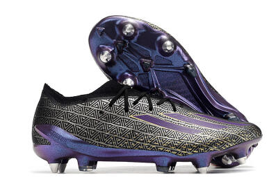 Adidas X Speedportal.1 FG Low-Tops Soccer Cleats - Black/Sliver/Purple