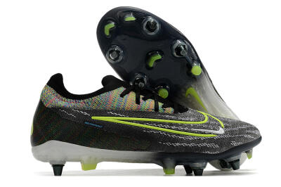 Nike Phantom GX Elite SG Low-Tops Soccer Cleats - Grey/Rainbow