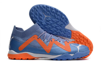 Puma Future Ultimate TF Low-Tops Soccer Shoes - Blue/Orange/White