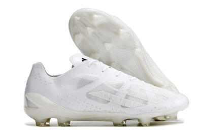 Adidas X Crazyfast.1 FG Low-Tops Soccer Cleats - White/White