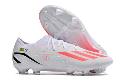 Adidas X Speedportal.1 Brazil FG Low-Tops Soccer Cleats - White/Orange/Black