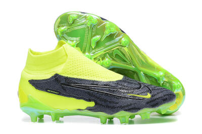 Nike Phantom GX Elite DF FG High-Tops Soccer Cleats - Yellow/Black