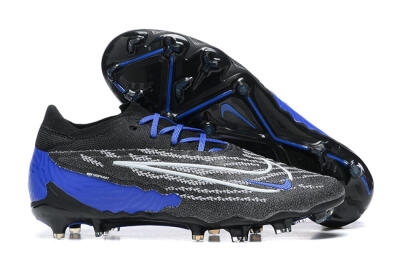 Nike Phantom GX Elite FG Low-Tops Soccer Cleats - Black/White/Blue