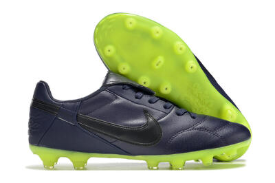 Nike Premier 3 FG Low-Tops Soccer Cleats - Blue/Black/Green