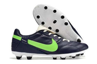 Nike Premier 3 FG Low-Tops Soccer Cleats - Blue/Green