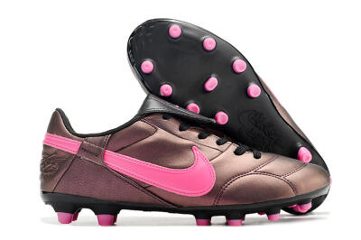 Nike Premier 3 FG Low-Tops Soccer Cleats - Brown/Pink/Black