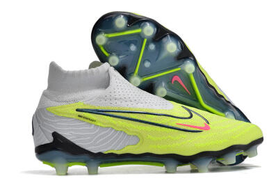 Nike Phantom GX Elite DF AG High-Tops Soccer Cleats - Green/Blue/White