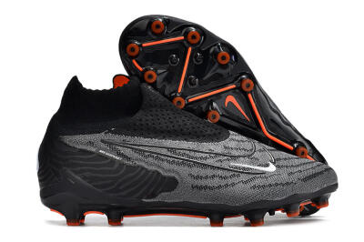 Nike Phantom GX Elite DF AG High-Tops Soccer Cleats - Black/Grey/White