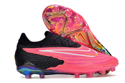 Nike Phantom GX Elite AG Low-Tops Soccer Cleats - Pink/White/Black