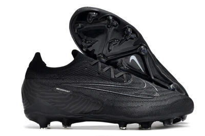 Nike Phantom GX Elite FG Low-Tops Soccer Cleats - Black/White/Black