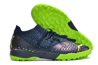 Puma Future Z 1.3 Teazer TF Low-Tops Soccer Shoes - Blue/Green